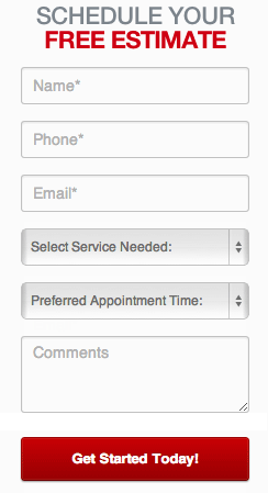 Picture of a form fill that helps to convert leads quickly.