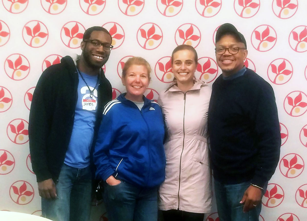 Group photo of james kara courtney and ken of CallTrackingMetrics