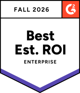 best roi enterprise G2 fall 2026 badge