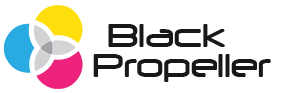 black propeller logo