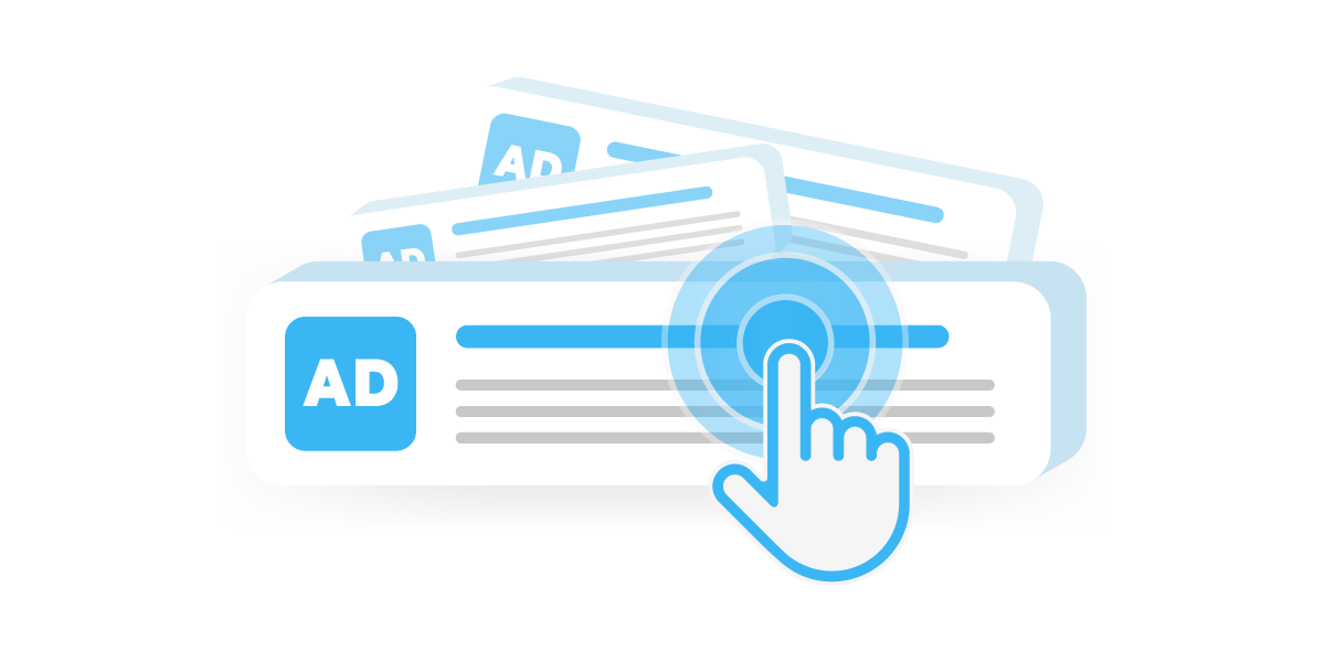 Mouse clicking Google Ads in CallTrackingMetrics blue