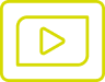 lime colored video player icon