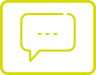 lime green colored message illustration
