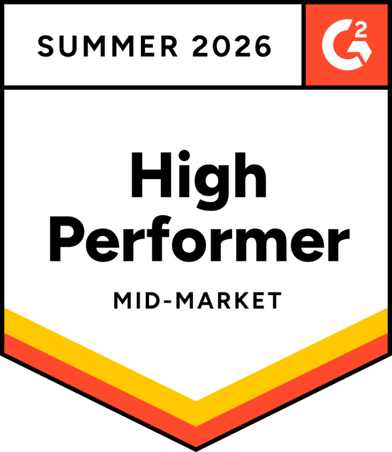 G2 summer 2026 higher performer mid market badge