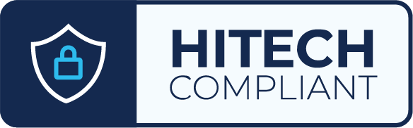 HITECH compliant privacy certification badge