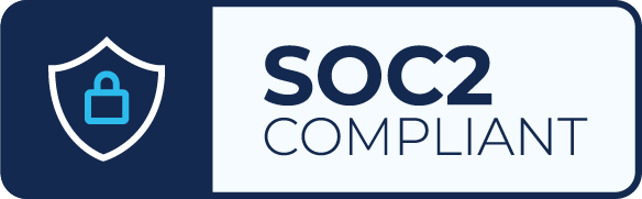 SOC 2 compliant security certification badge